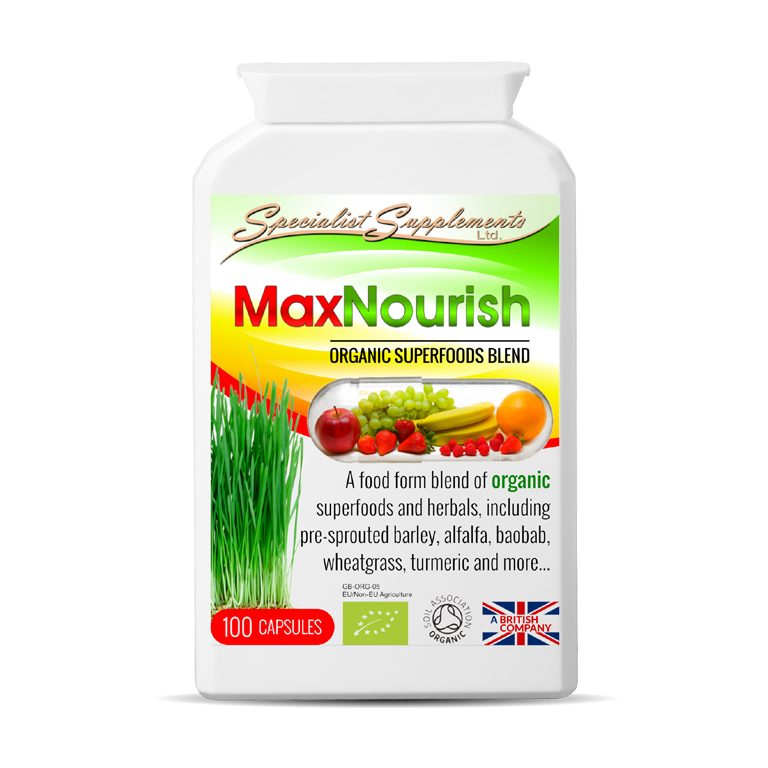 Max Nourish Herbal Blend - Organic Superfoods Blend with Immunity Support
