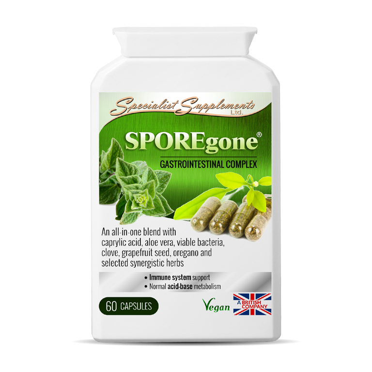 SPOREgone Gastrointestinal Complex - Digestive Health Cleanse & Detox - Health Supplement